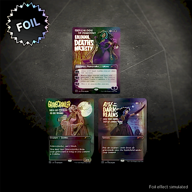 thrilling tales of the undead foil